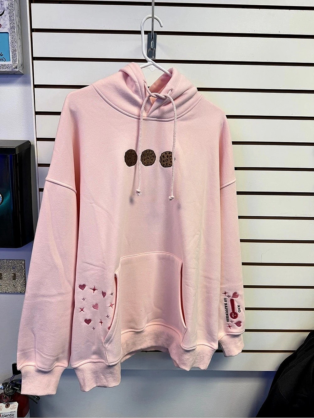 Sunkissedcoconut Light Pink Chocolate Chip Cookie Recipe Embroider Hoodie Cookie